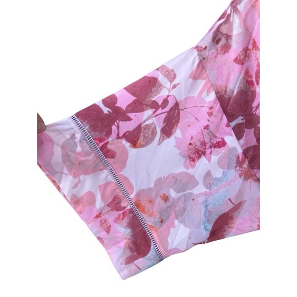 Women's‎ Midnight Bakery Silky Pink Floral Satin Belted Kimono Robe Size M/L - Picture 2 of 7